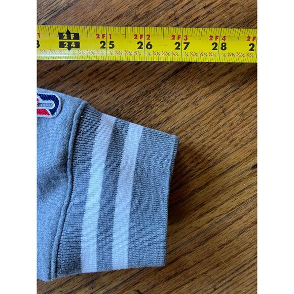 UNDEFEATED Gray Full Zip Cardigan Hoodie Top  Mens Size Large - Picture 10 of 13